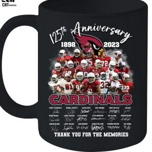 125th Anniversary 1898-2023 Cardinals Thank You For The Memories Unisex T-Shirt