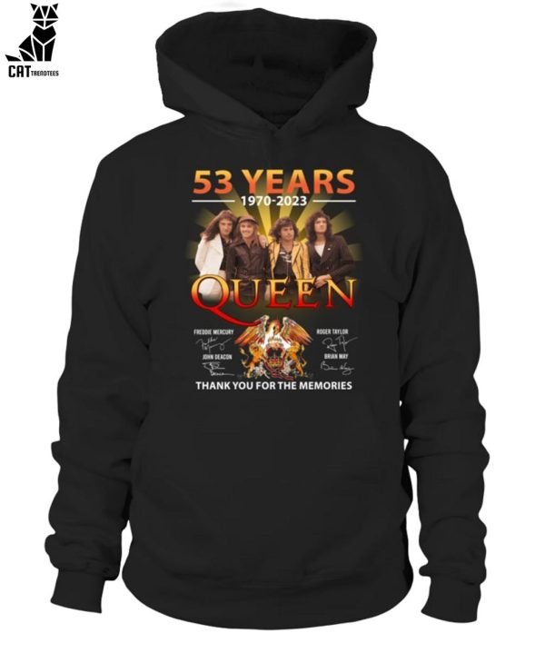 53 Years 1970-2023 Queen Thank You For The Memories Unisex T-Shirt