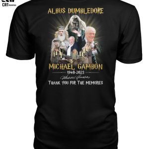 Albus Dumbledore Michael Gambon 1940-2023Thank You For The Memories Unisex T-Shirt