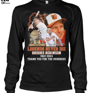 Brooks Robinson 1937-2023 Baltimore Orioles   1955-1977 Thank You For The Memories Unisex T-Shirt
