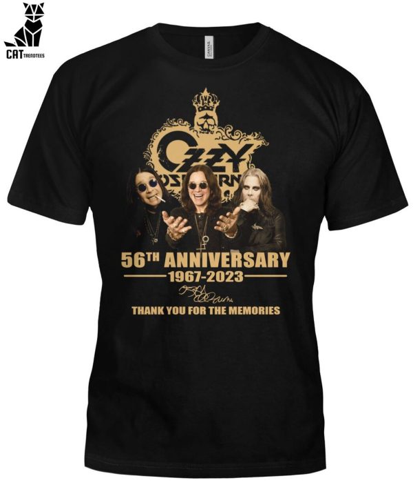 Czzy Czbourne 56th Anniversary 1967 – 2023 Thank You For The Memories Unisex T-Shirt