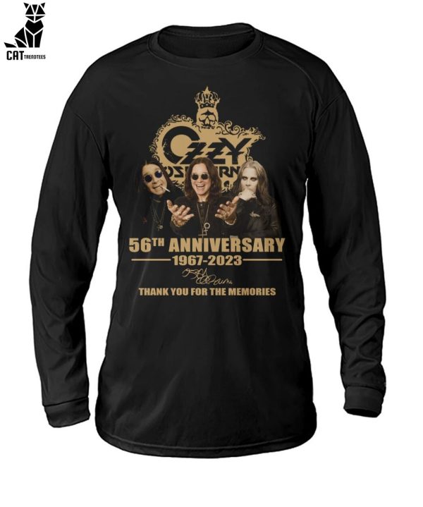 Czzy Czbourne 56th Anniversary 1967 – 2023 Thank You For The Memories Unisex T-Shirt