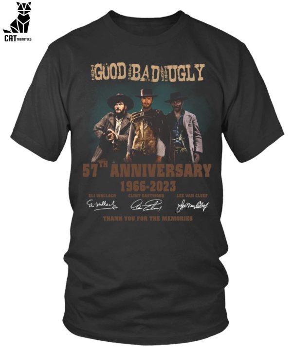 Goud Bad Ugly 57th Anniversary 1966-2023 Thank You For The Memories Unisex T-Shirt