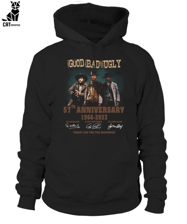 Goud Bad Ugly 57th Anniversary 1966-2023 Thank You For The Memories Unisex T-Shirt