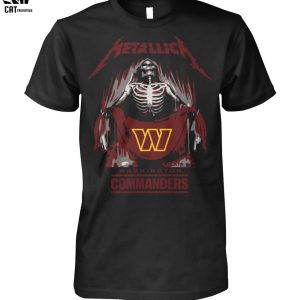 Metallic Washington Commanders Unisex T-Shirt