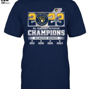 Milwaukee Brewers 2023 NL Central Division Champions Mil Waukee Brewers Unisex T-Shirt