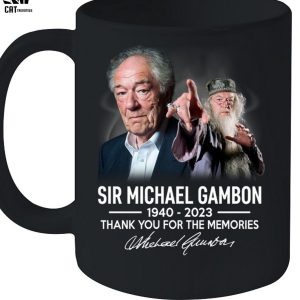 Sir Michael John Gambon 1940-2023Thank You For The Memories Unisex T-Shirt