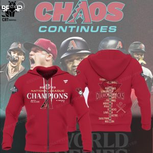 2023 National League Champions Arizona Diamondbacks Design 3D Hoodie