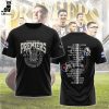 2023 Premiers Toyota AFL Norm Smith 2023 Logo Black Design 3D T-Shirt