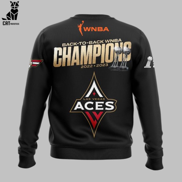 2023 WNBA Champions Las Vegas ACES Logo Design 3D Sweater