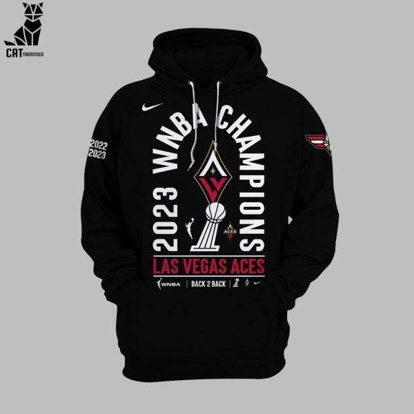 2023 WNBA Champions Las Vegas ACES Player List Design 3D Hoodie