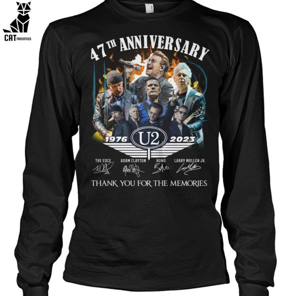 47th Anniversary 1976-2023 Thank You For The Memories Unisex T-Shirt