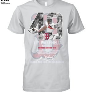 Tim Wakefield 49 Boston Red Sox 1966 2023 Memories T Shirt - Growkoc