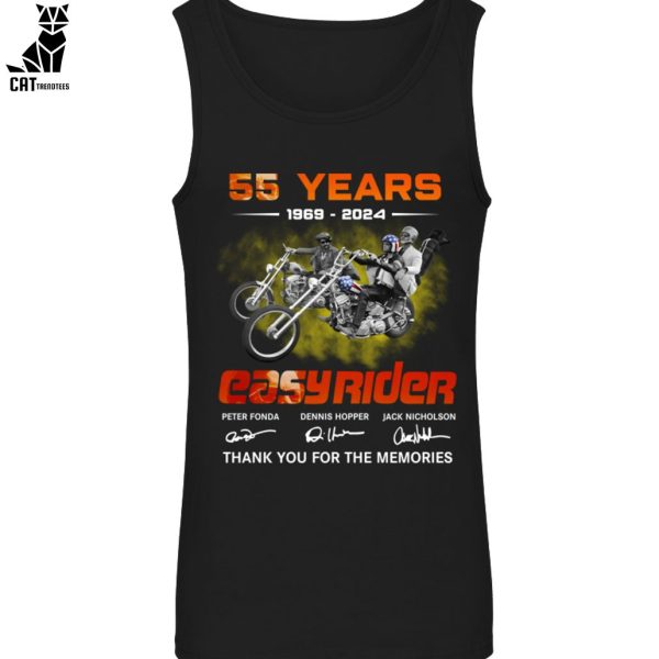 55 Years 1969-2023 Casy Rider Thank You For The Memories Unisex T-Shirt