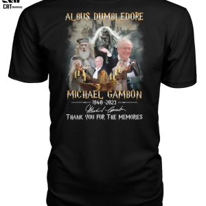Albus Dumbledore Michael Gambon 1940-2023 Thank You For The Memories Unisex T-Shirt