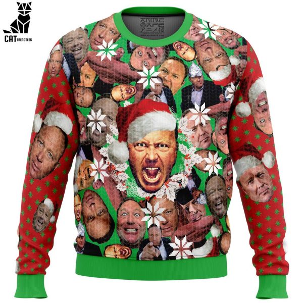 Alex Jones Ugly Christmas Sweater