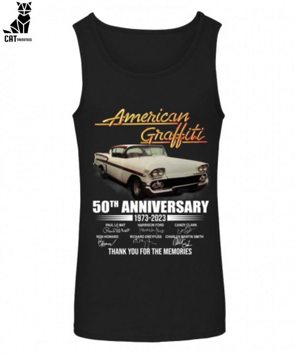 American Graffiti 50th Anniversary 1973-2023 Thank You For The Memories Unisex T-Shirt
