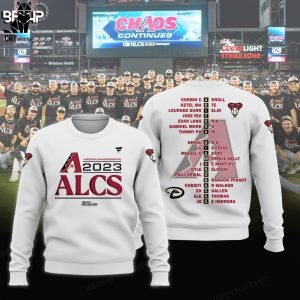 Arizona Diamondbacks 2023 ALCS Postseason Player List Design 3D Hoodie