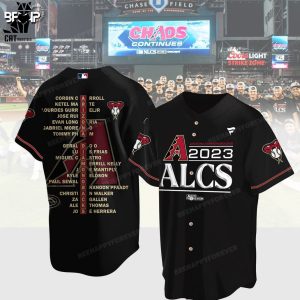 Arizona Diamondbacks 2023 ALCS Postseason Player List Design Baseball Jersey