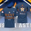 3D All Over Printed Houston Astros 2023 AL West Division Champions 3D T-Shirt