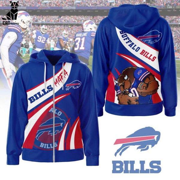 Bills Mafia Buffalo Mascot Design 3D Hoodie