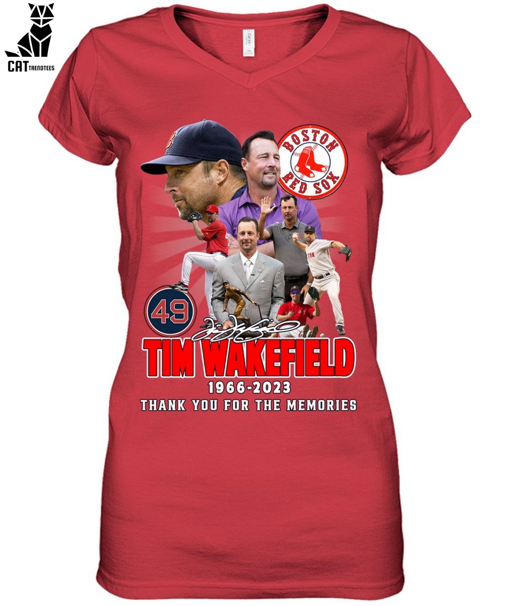 Original in memory of 1966 2023 Tim Wakefield thank you for the memories  shirt, hoodie, sweater, long sleeve and tank top