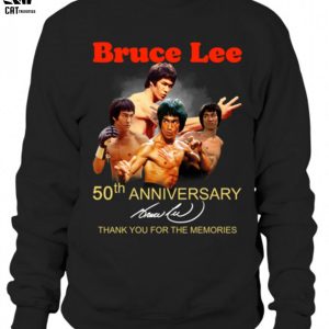 Bruce Lee 50th Anniversary Thank You For The Memories Unisex T-Shirt