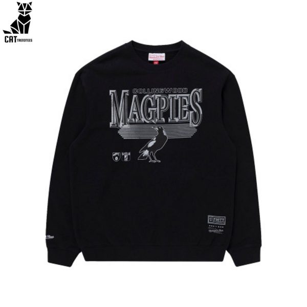 Collingwood Magpies Mascot Black Design 3D Sweater
