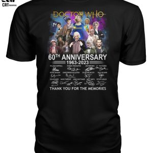 Doctor Who 60th Anniversary 1963-2023 Thank You For The Memories Unisex T-Shirt