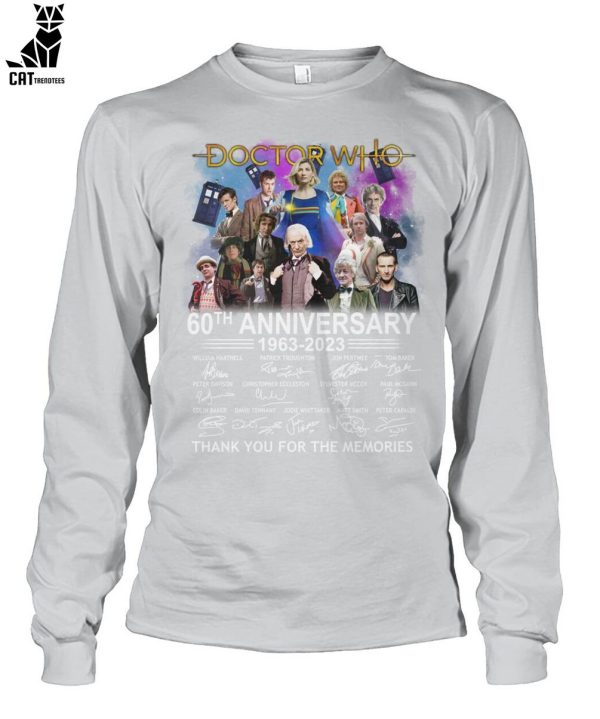 Doctor Who 60th Anniversary 1963-2023 Thank You For The Memories Unisex T-Shirt