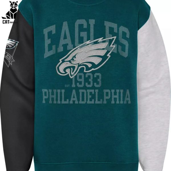 Eagles 1933 Philadelphia Eagles Mascot Design 3D Sweater