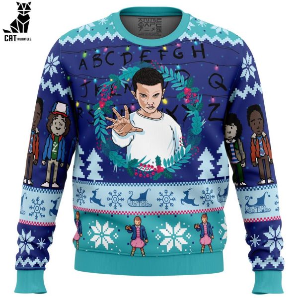 Eleven Stranger Things Ugly Christmas Sweater