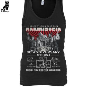 Europe Stadium Tour 2024 Rammstein 30th Anniversary 1994-2023 Thank You For The Memories Unisex T-Shirt