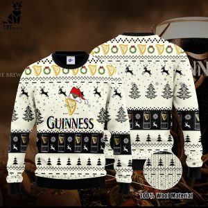 Guinness Santa Hat Christmas Ugly Christmas Sweater
