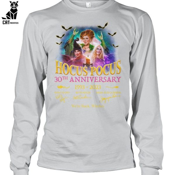 Hocus Pocus 30th Anniversary 1993-2023 Were Back Witches Unisex T-Shirt