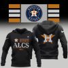 Back 2 Back 2 Back 2023 Al West Division Champions Houston Astros Logo Design White On Sleeve 3D Hoodie