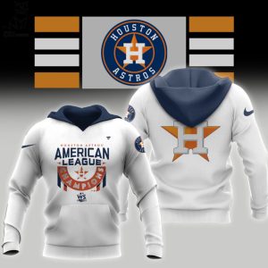 Houston Astros American League Champions Logo Design 3D Hoodie