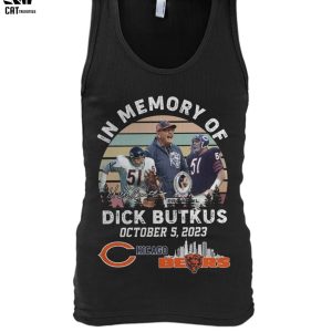 In Memory Of Dick Butkus October 5 2023 Chicago Bears Unisex T-Shirt