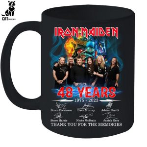 Iron Maiden 48 Years 1975-2023 Thank You For The Memories Unisex T-Shirt
