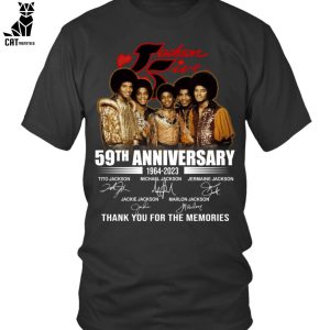 Jackson Five 59th Anniversary 1964-2023 Thank You For The Memories Unisex T-Shirt