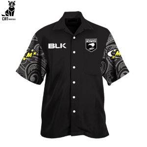 Kiwis NZRL New Zealand National Rugby League Black Design Hawaiian Shirt