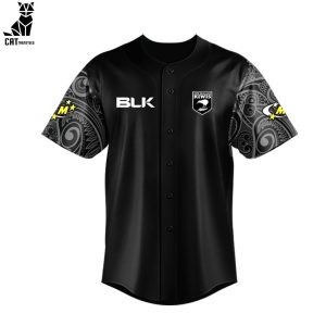 Kiwis NZRL New Zealand National Rugby League Team Black Design Baseball Jersey