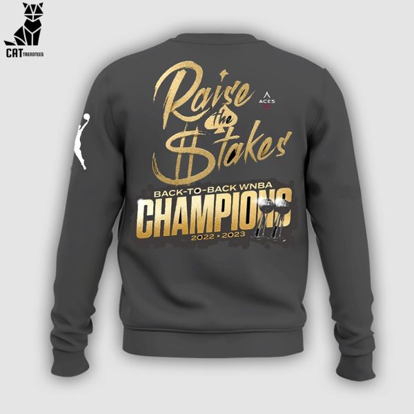 Las Vegas Raise The Stakes Back To Back Champions 2022 -2023 Nike Logo Design 3D Sweater