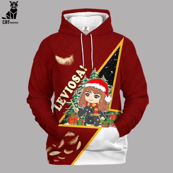 Leviosa Hermione Granger Christmas Cute Girl Design 3D Hoodie