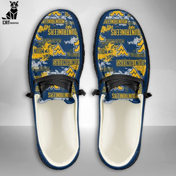 LUXURY NCAA West Virginia Mountaineers Custom Name Hey Dude Shoes Luxury Brand
