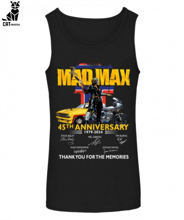Mad Max 45th Anniversary Thank You For The Memories Unisex T-Shirt
