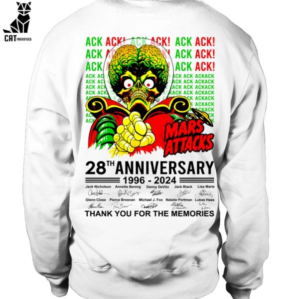 Mars Attacks 28th Anniversary 1996-2024 Thank You For The Memories Unisex T-Shirt