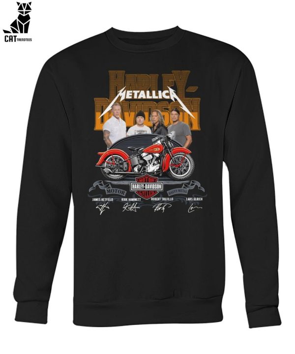 Metallic Motor Harley Davidson Unisex T-Shirt