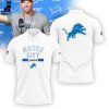 Detroit Lions Villain White Mascot Design 3D Polo Shirt
