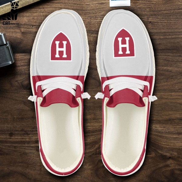 NCAA Harvard Crimson Hey Dude Shoes – Custom name